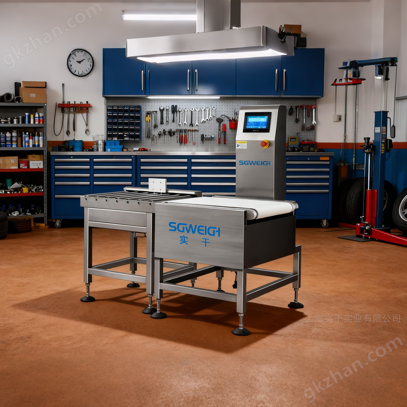 建筑材料22kg在線檢重儀，分選秤工程標準