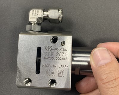 铜件钻1.5X47mm的小径深孔，用NSK中心出水主轴