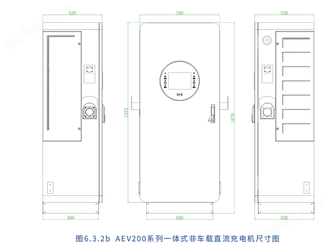 AEV200系列一体式非车载直流充电桩